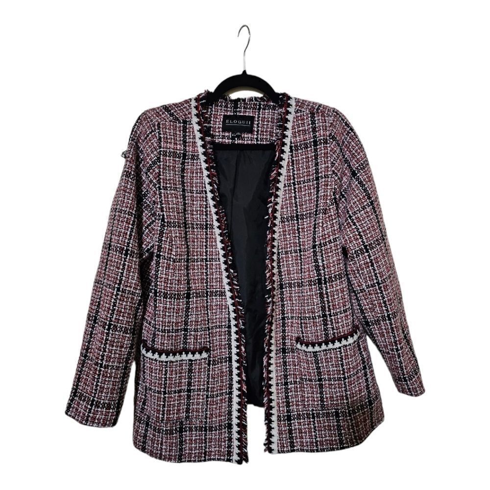ELOQUII Tweed Fit and Flare Dress Suit - Size 14‎ - Picture 2 of 11